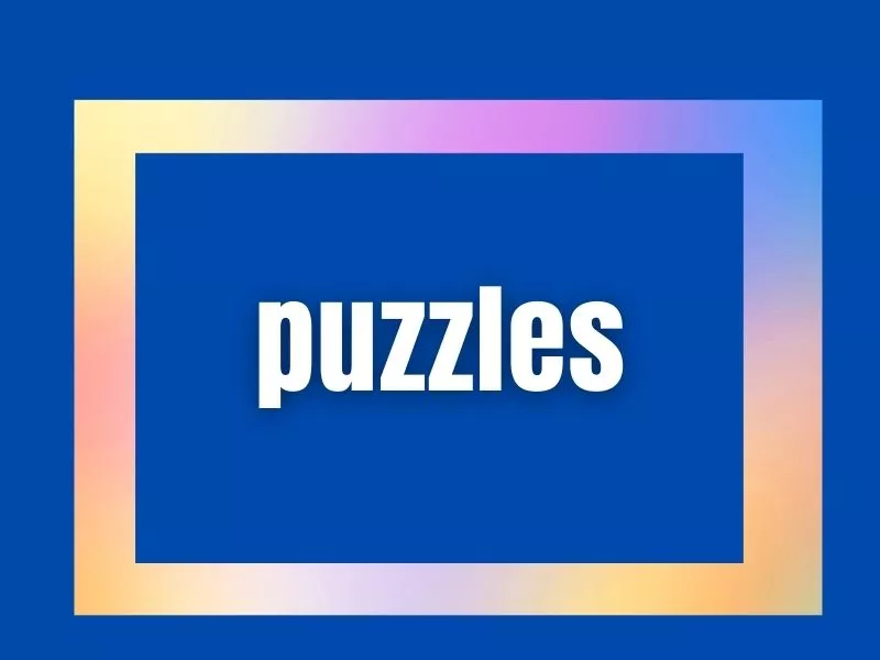 link to the library's puzzle collection photo album on Facebook